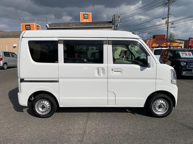 エブリイ 　４ＷＤ　車椅子移動車　スローパー　リモコン付き電動ウインチ　車椅子固定装置　助手席側リアシート　リアヒーター　キーレス　ＡＭＦＭラジオ　別ホイールスタッドレス　タイミングチェーンエンジン（6枚目）