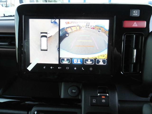 スペーシアカスタム ハイブリッドXSターボ ハイブリッドXSターボ(4名) 【届出済未使用車】全方位カメラ付純正ナビ&フルセグTV スズキコネクト対応車 電子パーキング ステアリングヒーター シートヒーター 両側電動スライドドア スマートキー(14枚目)
