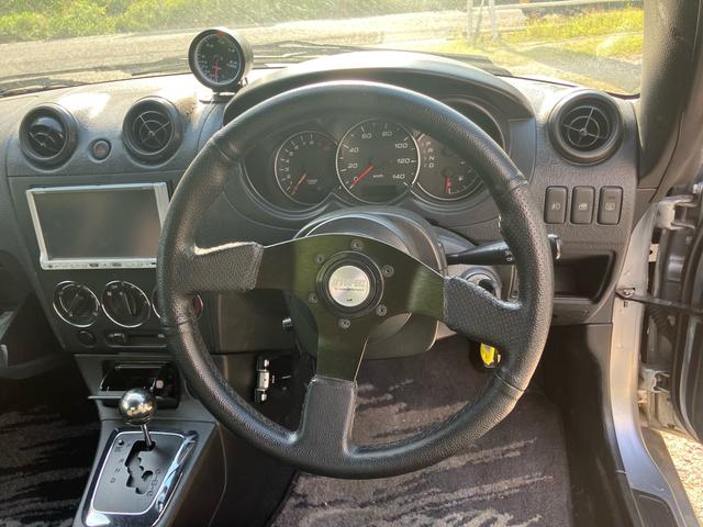 コペン アクティブトップ　追加メーター　社外ステアリング　ＥＴＣ　ＨＤＤワンセグナビ　キーレス　オートマ車　電動オープン　１５インチアルミ　ターボ（7枚目）