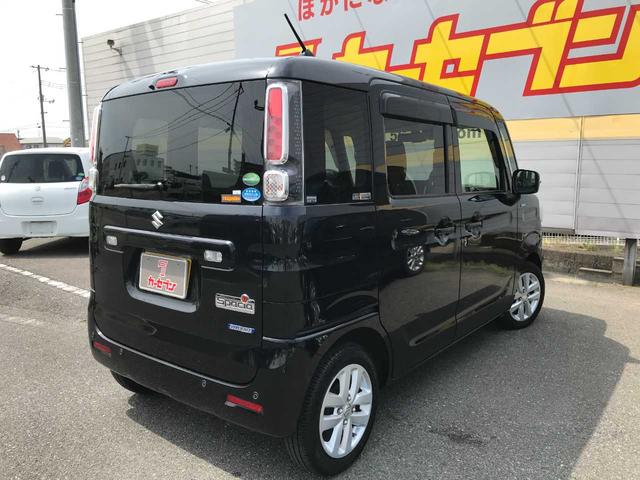 スペーシア ハイブリッドＸ　ドライブレコーダー　衝突被害軽減システム　クリアランスソナー　ＥＳＣ　ＬＥＤヘッドランプ　ベンチシート　シートヒーター　両側電動スライドドア　メモリーナビ　フルセグ　ＤＶＤ再生　Ｂｌｕｅｔｏｏｔｈ接続（3枚目）