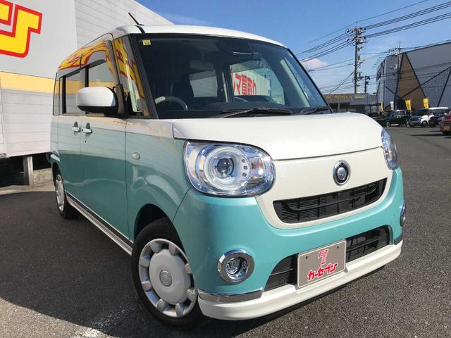 ムーヴキャンバス Ｇメイクアップリミテッド　ＳＡＩＩＩ　ドライブレコーダー　衝突被害軽減システム　全周囲カメラ　ＬＥＤヘッドランプ　オートマチックハイビーム　ＥＴＣ　両側電動スライドドア　スマートキー　電動格納ミラー　ディスプレイオーディオ　ＤＶＤ再生（3枚目）