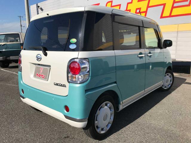 ムーヴキャンバス Ｇメイクアップリミテッド　ＳＡＩＩＩ　ドライブレコーダー　衝突被害軽減システム　全周囲カメラ　ＬＥＤヘッドランプ　オートマチックハイビーム　ＥＴＣ　両側電動スライドドア　スマートキー　電動格納ミラー　ディスプレイオーディオ　ＤＶＤ再生（4枚目）