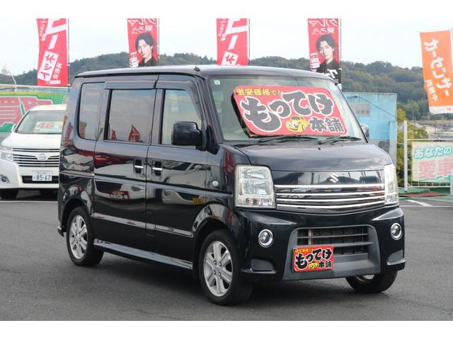 エブリイワゴン PZターボスペシャル 1年保証 ターボ 両側電動スライドドア ターボタイマー 純正オートステップ HIDヘッドライト 純正14インチアルミホイール シートヒーター SDナビ フルセグTV ETC オートエアコン ドラレコ(6枚目)