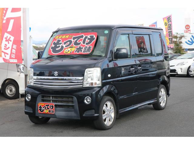 エブリイワゴン PZターボスペシャル 1年保証 ターボ 両側電動スライドドア ターボタイマー 純正オートステップ HIDヘッドライト 純正14インチアルミホイール シートヒーター SDナビ フルセグTV ETC オートエアコン ドラレコ(8枚目)