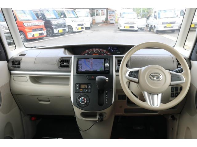 タント Ｘターボ　ＳＡＩＩ　１年保証　ターボ　片側電動スライドドア　スマートアシスト２　エコアイドル　１４インチアルミホイール　プッシュスタート　オートライト　メモリーナビ　ワンセグＴＶ　ステアリングリモコン　バックカメラ（2枚目）