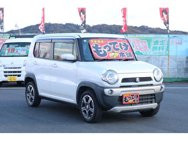 ハスラー Ｘ　１年保証　４ＷＤ　プッシュスタート　ＨＩＤヘッドライト　ブレーキサポート　シートヒーター　オートライト　純正１５インチアルミ　Ａストップ　ヒルディセントコントロール　純正ＳＤナビ　Ｂｌｕｅｔｏｏｔｈ（9枚目）