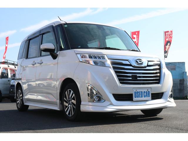 トール カスタムＧ　ＳＡＩＩ　１年保証　フルエアロ　全方位カメラ　両側電動スライドドア　ＬＥＤライト　クルーズコントロール　スマートアシスト２　純正ＳＤナビ　フルセグＴＶＢｌｕｅｔｏｏｔｈ　ステアリングリモコン　純正アルミホイール（2枚目）