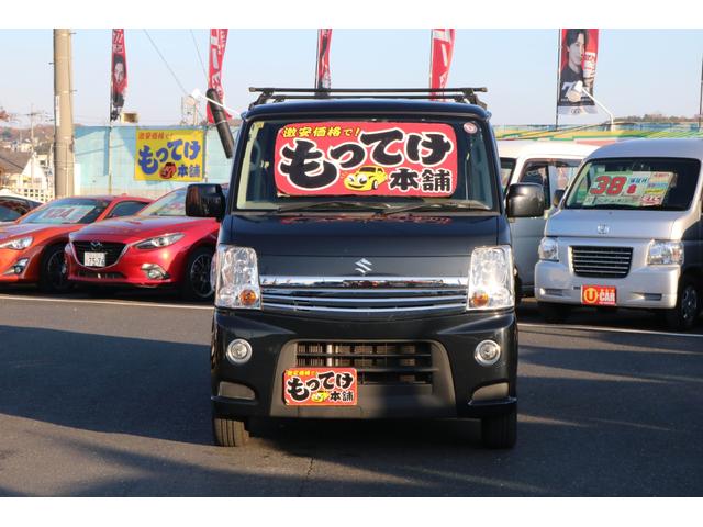 エブリイワゴン PZターボ 1年保証 片側電動スライドドア ターボ 4WD 4AT キーレス 13インチアルミホイール オートエアコン リアヒーター ETC ルーフキャリア ETC(6枚目)