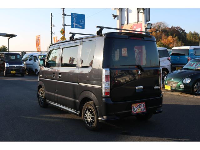 エブリイワゴン PZターボ 1年保証 片側電動スライドドア ターボ 4WD 4AT キーレス 13インチアルミホイール オートエアコン リアヒーター ETC ルーフキャリア ETC(23枚目)