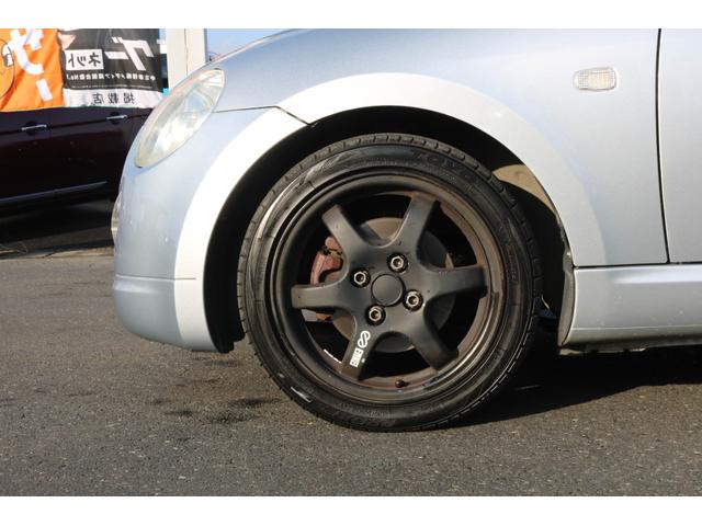 コペン アクティブトップ ターボ 電動オープン 5MT 社外MOMOステアリング SHOWATUNINGアブソーバー/スプリング ENKEI15インチアルミ 社外エアクリーナー タワーバー 社外ブローオフバルブ ターボタイマー(25枚目)