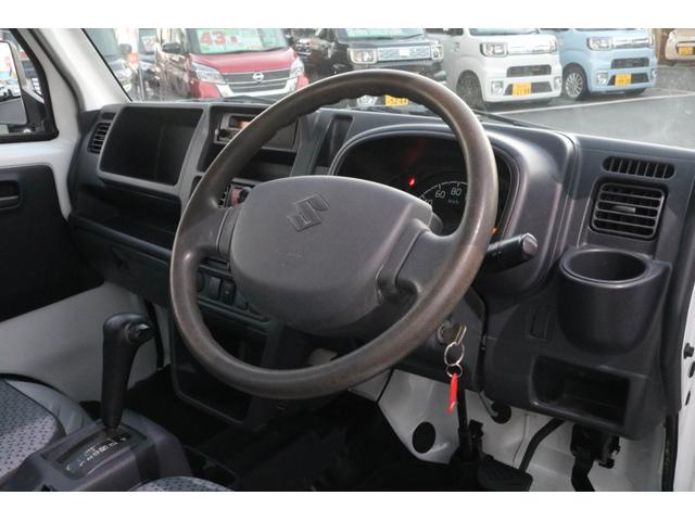 キャリイトラック ＫＣエアコン・パワステ　１年保証　４ＷＤ　３速ＡＴ　エアコン　パワーステアリング　３方開（8枚目）