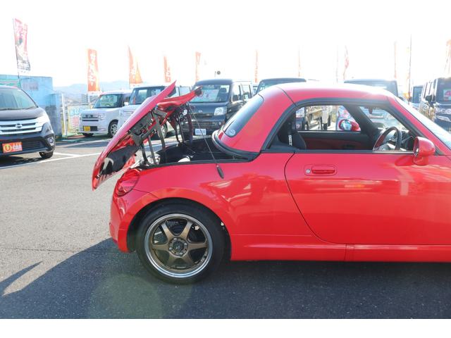 コペン アクティブトップ　５ＭＴ　電動オープン　純正レカロシート　Ｄスポーツマフラー　ＨＩＤライト　フォグランプ　ＳＤナビゲーション　ＣＤデッキ　ワンセグＴＶ　ドライブレコーダー　１５インチアルミホイール　シートヒーター（5枚目）