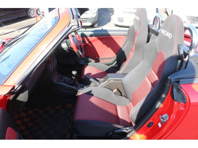 コペン アクティブトップ　５ＭＴ　電動オープン　純正レカロシート　Ｄスポーツマフラー　ＨＩＤライト　フォグランプ　ＳＤナビゲーション　ＣＤデッキ　ワンセグＴＶ　ドライブレコーダー　１５インチアルミホイール　シートヒーター（26枚目）