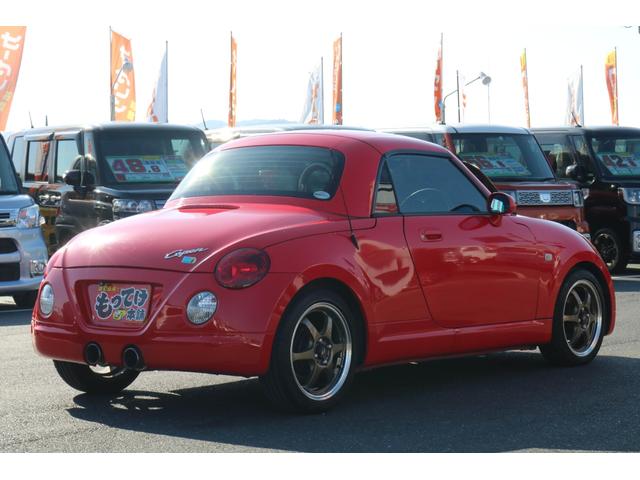 コペン アクティブトップ　５ＭＴ　電動オープン　純正レカロシート　Ｄスポーツマフラー　ＨＩＤライト　フォグランプ　ＳＤナビゲーション　ＣＤデッキ　ワンセグＴＶ　ドライブレコーダー　１５インチアルミホイール　シートヒーター（31枚目）