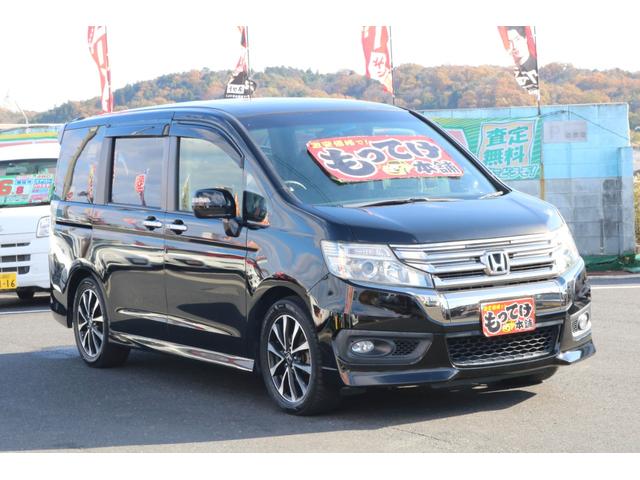 ステップワゴンスパーダ Z クールスピリット 1年保証 両側電動スライドドア HIDヘッドライト クルーズコントロール パドルシフト 純正17インチアルミホイール メモリーナビ フルセグTV フリップダウンモニター アイドリングストップ ETC(5枚目)