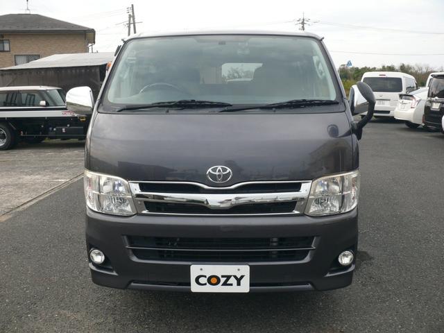 ハイエースバン ロングスーパーＧＬ　３型　ディーゼルターボ　４ＷＤ　キーレス　純正ナビＴＶ　バックカメラ　ブルートゥース対応ナビ　ＨＩＤヘッドライト　プラド純正１７インチＡＷ　ドラレコ　ＥＴＣ　純正後期テール　タイミングベルト交換済（2枚目）