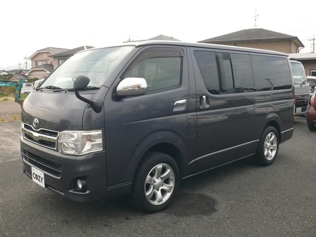 ハイエースバン ロングスーパーＧＬ　３型　ディーゼルターボ　４ＷＤ　キーレス　純正ナビＴＶ　バックカメラ　ブルートゥース対応ナビ　ＨＩＤヘッドライト　プラド純正１７インチＡＷ　ドラレコ　ＥＴＣ　純正後期テール　タイミングベルト交換済（9枚目）