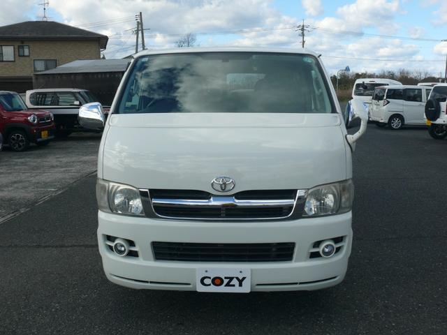 ハイエースバン ロングスーパーGL 4WD ディーゼル キーレス 社外ナビTV バックモニター ローダウン 社外テール 社外16インチAW ドラレコ ETC タイミングベルト交換済(2枚目)