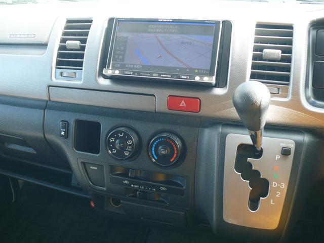 ハイエースバン ロングスーパーGL 4WD ディーゼル キーレス 社外ナビTV バックモニター ローダウン 社外テール 社外16インチAW ドラレコ ETC タイミングベルト交換済(16枚目)