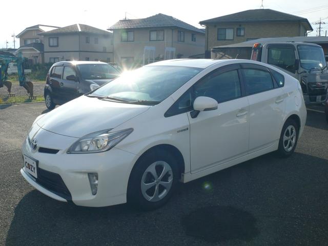 プリウス S キーフリー プッシュスタート 社外ナビTV ブルートゥース対応ナビ バックカメラ ETC 純正15インチAW HIDヘッドライト(9枚目)