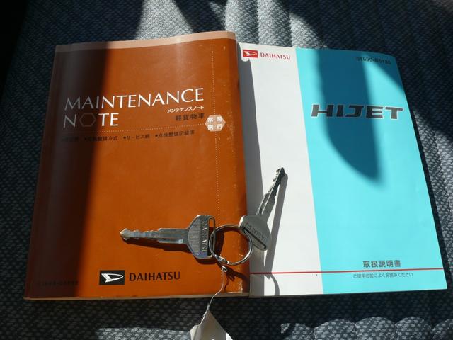 ハイゼットトラック エアコン・パワステスペシャルＶＳ　エアコン　パワステ　５速ミッション　パートタイム４ＷＤ　タイミングチェーンエンジン　純正ラジオ　同色全塗装済（20枚目）