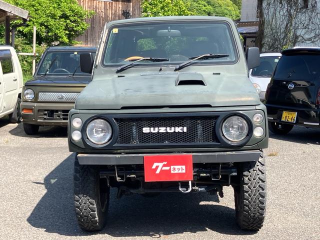 ジムニー ワイルドウインド　インタークーラーターボ　パートタイム４ＷＤ　フロア３ＡＴ　アルミホイール（3枚目）