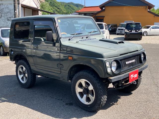 ジムニー ワイルドウインド　インタークーラーターボ　パートタイム４ＷＤ　フロア３ＡＴ　アルミホイール（4枚目）