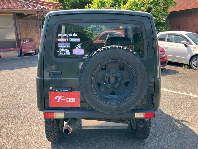 ジムニー ワイルドウインド　インタークーラーターボ　パートタイム４ＷＤ　フロア３ＡＴ　アルミホイール（6枚目）