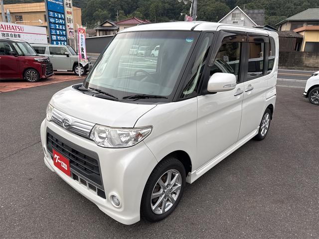タント カスタムＸスペシャル　リア左側パワースライドドア　スマートキー　ＡＢＳ　オートエアコン　純正１４インチアルミ　電動格納ミラー　ＨＩＤヘッドライト　ベンチシート（7枚目）