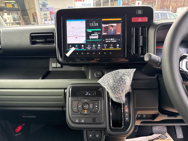 スペーシアギア ハイブリッドXZ ターボ ハイブリッドXZ ターボ 届出済み未使用車 全方位カメラ付き9インチディスプレイオーディオ(アップルカープレイ Bluetooth) クルーズコントロール ステアリングスイッチ 両側電動スライドドア(27枚目)