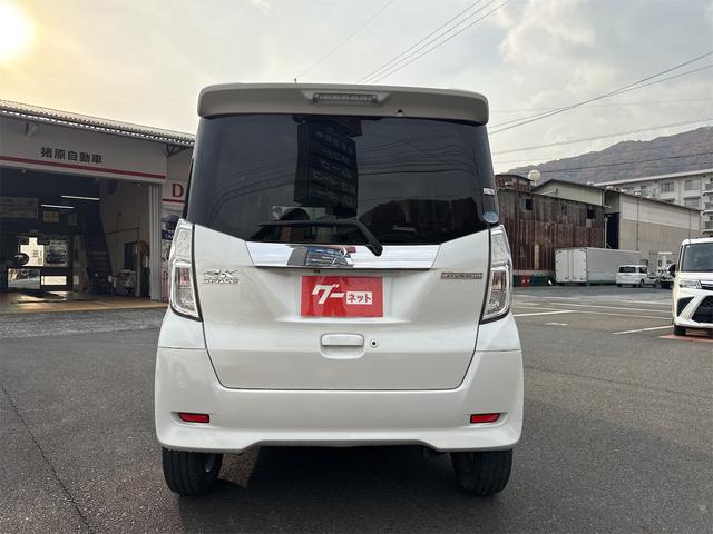 ｅＫスペースカスタム カスタムＴ　アラウンドビュー　ターボ　純正ナビ　両側電動スライドドア　純正アルミホイール　リアサーキュレーター　オートエアコン　オートライト　ＨＩＤヘッドライト　プッシュスタート　スマートキー　電動格納ミラー（3枚目）