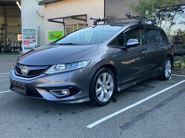 ジェイド ハイブリッドX フリップダウンモニター 3列シート チップアップシート ハーフレザーシート 前後ドライブレコーダー バックカメラ ルーフレール Bluetooth接続 スマートキー 電動格納ミラー(2枚目)