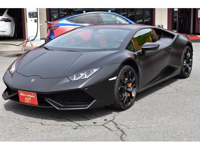 ウラカン ＬＰ６１０－４　マッドブラックラッピング　クリアボンネット　ガラスエンジンフード＆カーボンエンジンベイ　ブランディングパッケージ　オレンジキャリパー　４ＷＤ　ツートーンレザーシート　２０インチＡＷ　バックモニター（49枚目）