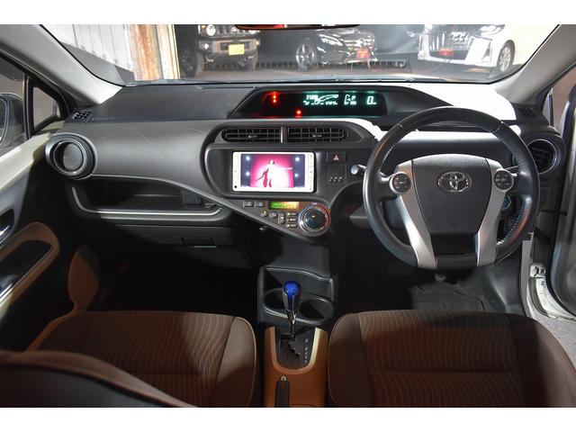 アクア G SDナビ ワンセグTV バックカメラ ETC シートヒーター スマートキー プッシュスタート(3枚目)