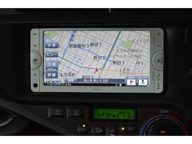 アクア G SDナビ ワンセグTV バックカメラ ETC シートヒーター スマートキー プッシュスタート(4枚目)