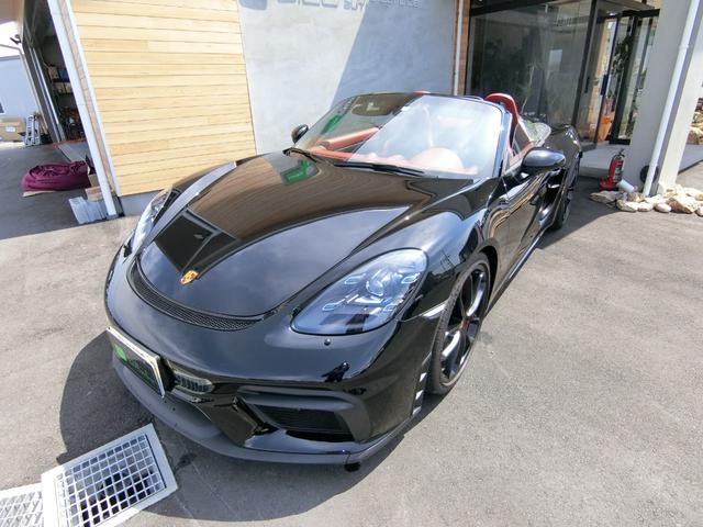 ７１８スパイダー ７１８スパイダー　ワンオーナーインテリアパッケ－ジスパイダークラッシック　ＢＯＳＥサウンドシステム　ライトポルシェダイナミックライトシステム　カラーメータ－ボルド－レッド　サテンブラック塗装ホイ－ル　ＥＴＣ２．０（12枚目）