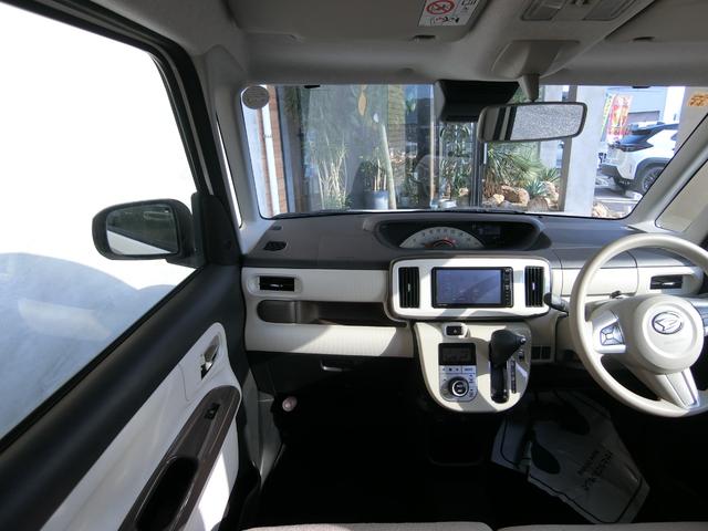 ムーヴキャンバス Ｘメイクアップリミテッド　ＳＡＩＩＩ　全周囲カメラ　ダイハツ純正ナビ　両側パワースライドドア　オートライト　ベンチシート　スマートキー　Ｂｌｕｅｔｏｏｔｈ接続　電動格納ミラー　エアバッグ　フルセグ　アイドリングストップ　記録簿　禁煙（40枚目）