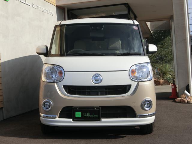 ムーヴキャンバス Ｘメイクアップリミテッド　ＳＡＩＩＩ　全周囲カメラ　ダイハツ純正ナビ　両側パワースライドドア　オートライト　ベンチシート　スマートキー　Ｂｌｕｅｔｏｏｔｈ接続　電動格納ミラー　エアバッグ　フルセグ　アイドリングストップ　記録簿　禁煙（46枚目）