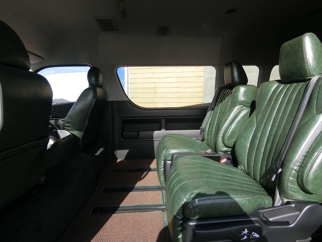 ハイエースワゴン グランドキャビン 6AT4WD 10人乗り BAREROCK15インチAW トヨタセーフティセンス 360°パノラミックビューモニター デジタルインナーミラー ETC2.0 LEDヘッドライト パワースライドドア 禁煙(8枚目)