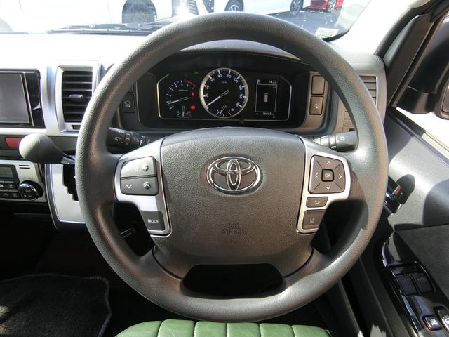 ハイエースワゴン グランドキャビン 6AT4WD 10人乗り BAREROCK15インチAW トヨタセーフティセンス 360°パノラミックビューモニター デジタルインナーミラー ETC2.0 LEDヘッドライト パワースライドドア 禁煙(35枚目)