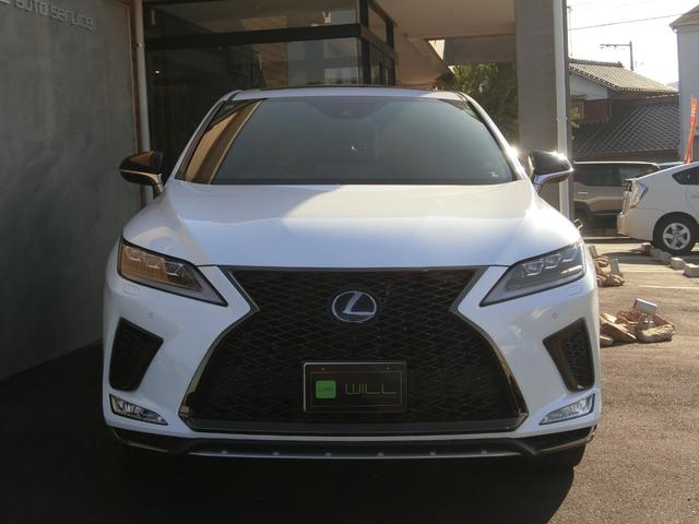 ＲＸ ＲＸ４５０ｈ　Ｆスポーツ　フルタイム４ＷＤ　サンルーフ　アラウンドビューモニター　レーダークルーズ　純正２０インチＡＷ　ＨＵＤ　ＢＳＭ　シートヒーター　シートエアコン　レザーシート　パワーシート　電動リアゲート　禁煙　記録簿（2枚目）