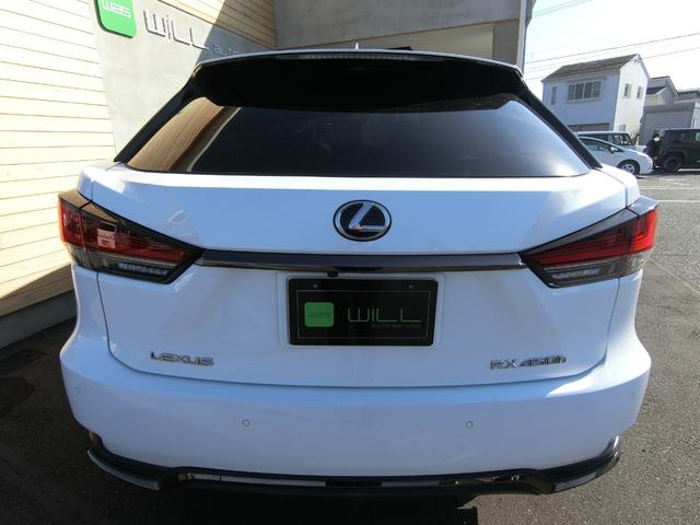 ＲＸ ＲＸ４５０ｈ　Ｆスポーツ　フルタイム４ＷＤ　サンルーフ　アラウンドビューモニター　レーダークルーズ　純正２０インチＡＷ　ＨＵＤ　ＢＳＭ　シートヒーター　シートエアコン　レザーシート　パワーシート　電動リアゲート　禁煙　記録簿（10枚目）