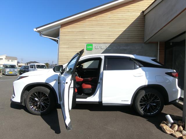 ＲＸ ＲＸ４５０ｈ　Ｆスポーツ　フルタイム４ＷＤ　サンルーフ　アラウンドビューモニター　レーダークルーズ　純正２０インチＡＷ　ＨＵＤ　ＢＳＭ　シートヒーター　シートエアコン　レザーシート　パワーシート　電動リアゲート　禁煙　記録簿（55枚目）