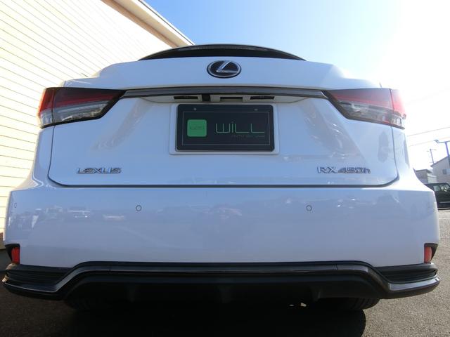 ＲＸ ＲＸ４５０ｈ　Ｆスポーツ　フルタイム４ＷＤ　サンルーフ　アラウンドビューモニター　レーダークルーズ　純正２０インチＡＷ　ＨＵＤ　ＢＳＭ　シートヒーター　シートエアコン　レザーシート　パワーシート　電動リアゲート　禁煙　記録簿（61枚目）