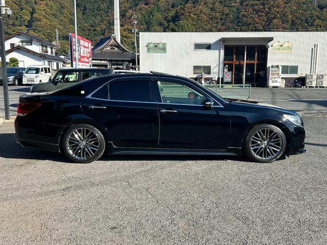 クラウン アスリートS サンルーフ 黒本革シート 前席シートヒーター&エアシート ETC 純正ナビフルセグTV・バックカメラ 純正18インチAW Tom’sマフラー TEIN車高調 オートライト クルコン(12枚目)