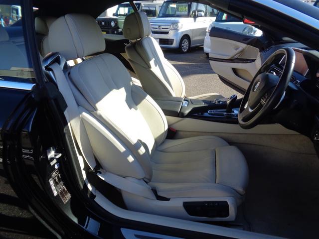 ６シリーズ ６５０ｉカブリオレ　純正ＨＤＤナビ／フルセグ／Ｂｌｕｅｔｏｏｔｈ／エアシート／シートヒーター／パワーシート／ＨＩＤ／ＨＵＤ／ＤＶＤ再生／／バックカメラ／ホワイトレザー（19枚目）