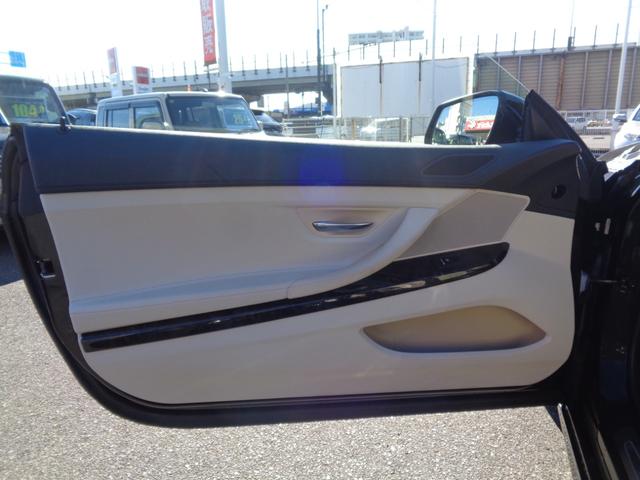 ６シリーズ ６５０ｉカブリオレ　純正ＨＤＤナビ／フルセグ／Ｂｌｕｅｔｏｏｔｈ／エアシート／シートヒーター／パワーシート／ＨＩＤ／ＨＵＤ／ＤＶＤ再生／／バックカメラ／ホワイトレザー（41枚目）