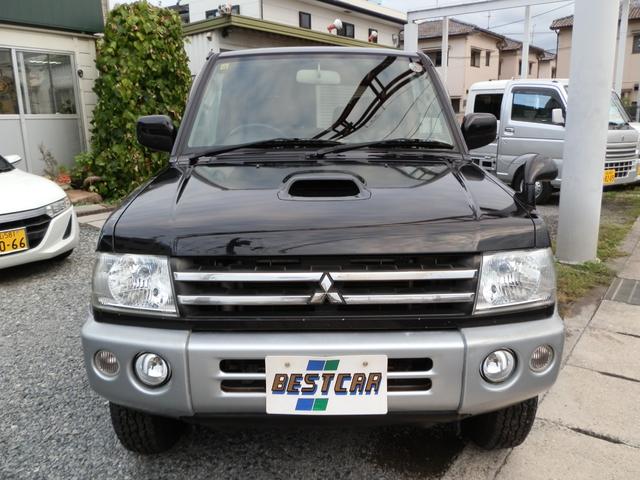パジェロミニ アクティブフィールドエディション　４ＷＤ　ターボ　ナビＴＶ　禁煙車　キーレス　電動格納ミラー　リアスポイラー　フォグランプ　純正アルミホイール（3枚目）