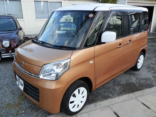 スペーシア X レーダーブレーキサポート 走行7万km ナビTV Bluetooth ETC 衝突軽減システム 禁煙車 左パワースライドドア オートライト ツートンカラー/ホワイトルーフ(8枚目)