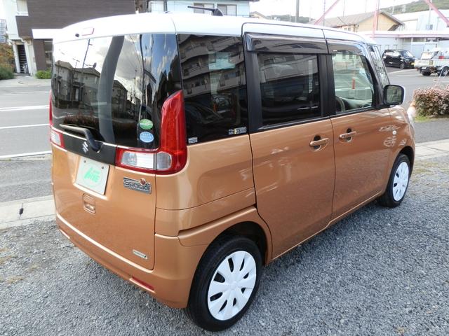 スペーシア X レーダーブレーキサポート 走行7万km ナビTV Bluetooth ETC 衝突軽減システム 禁煙車 左パワースライドドア オートライト ツートンカラー/ホワイトルーフ(10枚目)